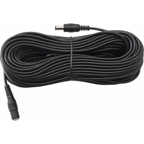 20 Metre DC Power Extension Cable for 12V Cameras 2.1mm