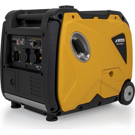 Groupe électrogène Inverter Moteur essence 4T 212 cm³ 3500W Démarrage electrique Autonomie 5h VITO (1/5)
