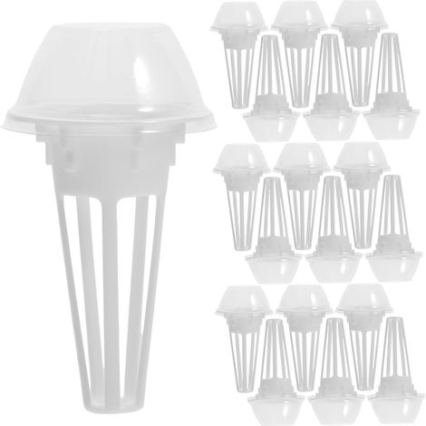 30ensembles Sets De Culture Hydroponique avec Couvercles Transparents Paniers De Germination pour Systèmes Intérieurs De des Plantes (1/5)