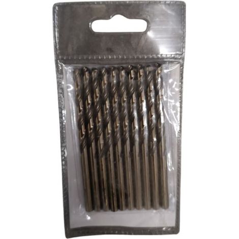 LOT 10 FORET Ø5 COBALT DIN 338 DRAKKAR TOOLS 2326010