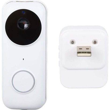 Wireless WiFi Video Doorbell with Night Vision Two-Way Intercom App Control Home Security Camera (1/4)