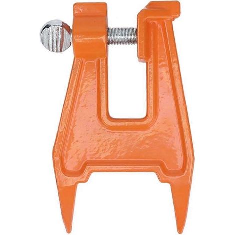 Étau à limer les chaînes, étau compact pour limer les souches de tronçonneuse, bonne fixation, petit format et portable pour l'exploitation forestière (1/5)
