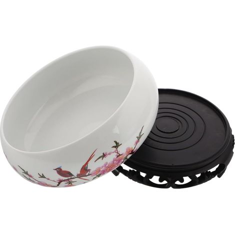 Hydroponischer Keramik Bonsai Wassertopf mit Ständer Großer
