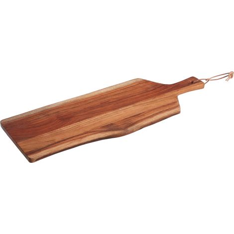 Premier Housewares Asymmetric Paddle Board For Serving Appetizers Acacia Wood Paddle Serving Board Natural Colour Chopping / Cutting Board 25 x 2 x 60 (1/3)