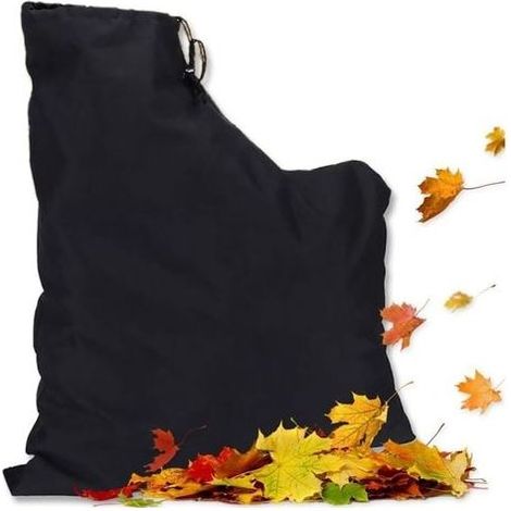 HOXILEELEO - Sac Aspirateur de Souffleur Feuilles, pour aspirateur de jardin, accessoires de jardin, pelouse, cour(Noir) (1/5)