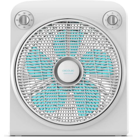 Cecotec EnergySilence 6000 PowerBox Black Ventilateur de sol 50 W 5 pales 3 vitesses moteur en cuivre rotatif Regilla 2 heures ( (1/5)