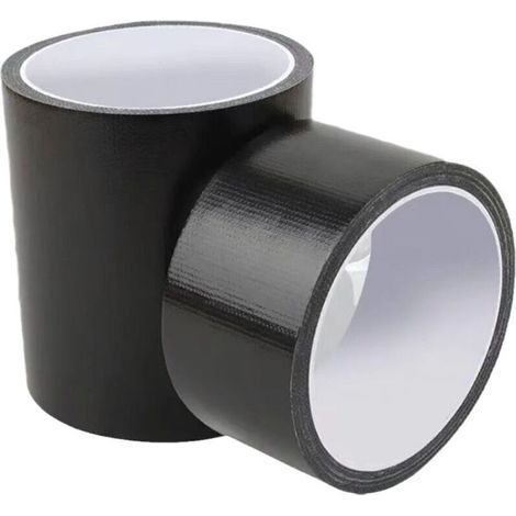 1pcs ruban adhésif étanche en fibre ultra résistant, anti-fuites, auto-fixant, noir, 10 m x 5 cm (1/4)