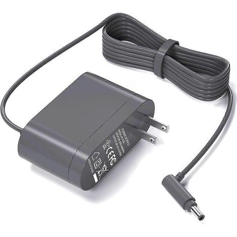 26,1V Ersatzladegerät für Dyson V6, V7, V8, DC58, DC59, DC61, DC62, SV03, SV04, SV05 und SV06 Akku-Staubsauger (21,6V Akku, 1,8m Kabel, UL-gelistet).
