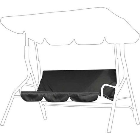 Coussin Balancelle de Jardin Cover 150x50x10cm Imperméable Anti-UV Anti-poussière 210D Tissu Oxford pour Outdoor Terrasse Green 150×50×10cm (1/2)