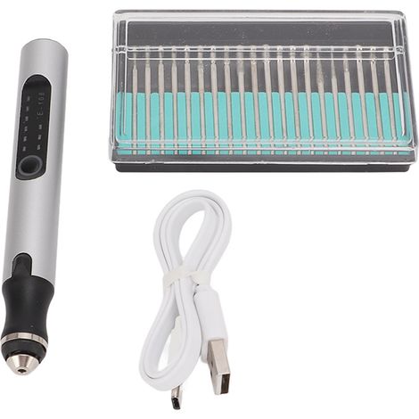 tragbarer, wiederaufladbarer und kabelloser elektrischer Gravierer mit 3