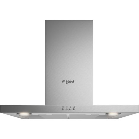 Whirlpool AKR 558/3 IX - Cappa Aspirante a Parete, 428 m³/h, 60 cm, Inox, D