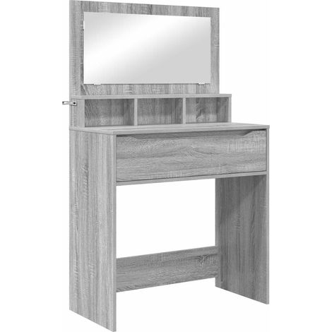 Maison Exclusive - Tavoli da Trucco per Camera da Letto con cassetto Grigio Sonoma (1/5)