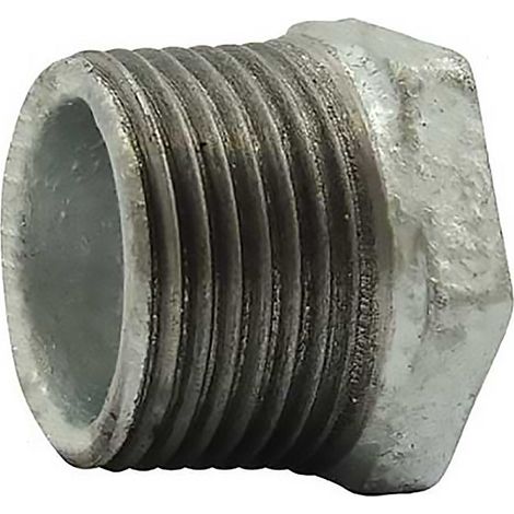 Réduction simple male/femelle en fonte maléable galvanisé Ø A: 1''1/4  Ø B: 3/4'' (1/3)