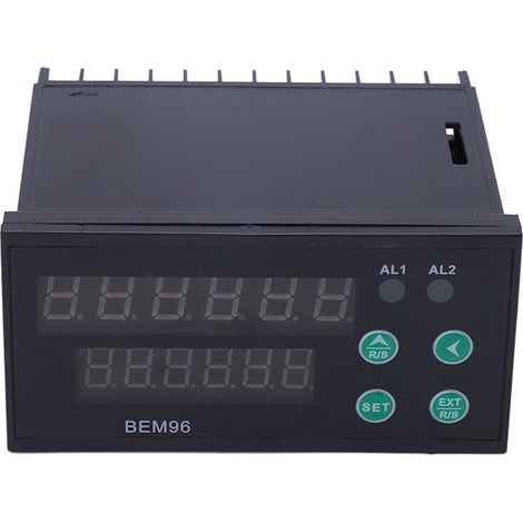 Compteur numérique 6 chiffres avec affichage LED digital, minuteur multifonction pour pipeline industriel, minuterie de comptage AC100-240V (1/5)