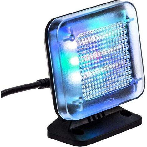 Simulateur TV LED avec 12 Lumières et 3 Programmes pour Sécurité Maison Anti-Cambriolage Ortviai (1/4)