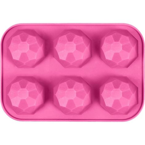 Moule à gâteau en silicone demi-sphère, moule à muffins, moule à bombes chocolatées. (1/5)