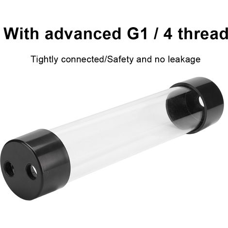 240 mm zylindrischer, transparenter Wasserbehälter für PC-Kühlung, praktisches Design (1/5)