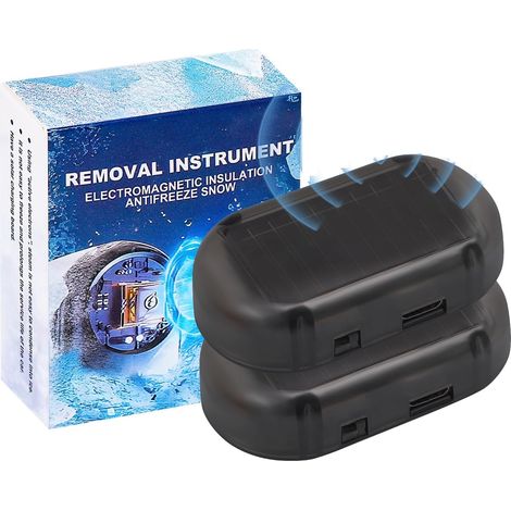 Antigelo per auto, dispositivo antigelo a interferenza per auto, strumento antigelo a interferenza molecolare elettromagnetica per la rimozione della neve, sbrinatore per parabrezza auto (1/5)