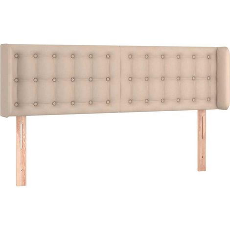 Maison Exclusive - Kopfteil mit Ohren Cappuccino-Braun 147x16x78/ (1/5)