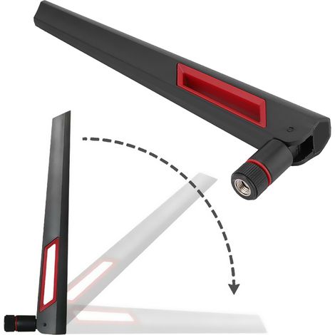 8-dBi-Antenne für ASUS-Router mit RP-SMA-Schnittstelle, kompatibel mit 2,4 GHz und 5 GHz (1 Stück)