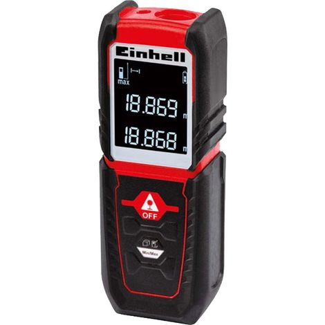 Einhell Laser-Distanzmesser TC-LD 25 (bis 25 m, Messreferenz Vorder- o. Hinterkante, Dauermessung, Abschaltautomatik, Safety-Funktion) (1/5)