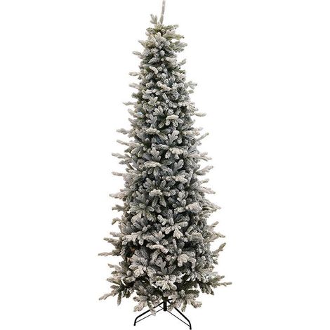 Albero di Natale Artificiale Innevato 180 cm 52 Rami Pino Silvestre Verde (1/4)