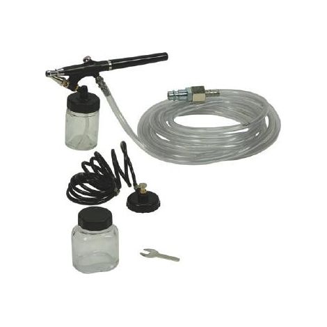 Mecafer - Kit aérographe + tuyau (buse Diam 0,4 mm) (1/2)