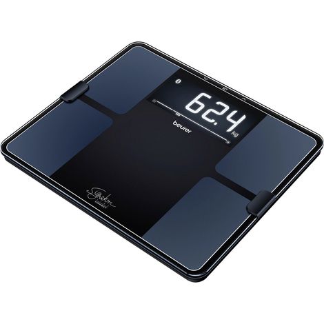 Beurer BF 915 Personenwaage 76007 digital Wägebereich (max.)=200 kg Schwarz Mit Bluetooth (1/4)