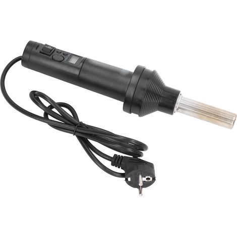 Pistolet à air chaud numérique 100-500°C réglable, kit outil portable avec affichage, prise UE 220V (1/5)