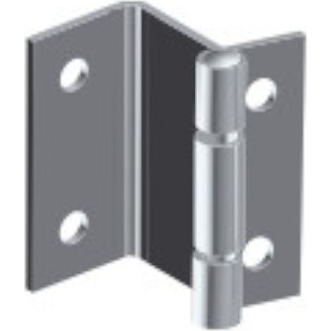 Bisagra monin coudée 44x17x1.5mm desmontable acero niquelado