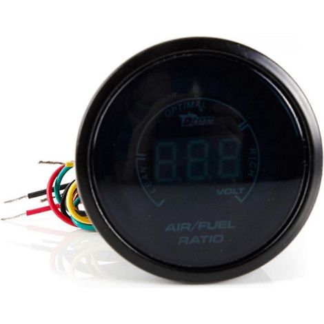 Manomètre air/carburant (AFR) avec affichage LED 2 pouces (52 mm) pour voiture 12 V (1/5)