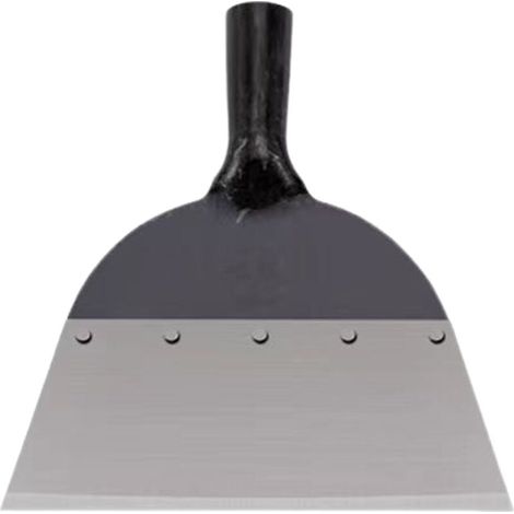 Pala multiuso in acciaio per la pulizia del giardino, pala piatta, larghezza della testa della pala 27,5 cm (1/4)