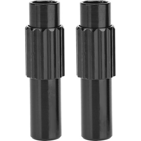 1 paire de capuchons de réglage pour câble de frein et de dérailleur de vélo (noir) (1/5)