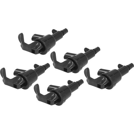 Kit de 5 robinets à bière pour fût de brassage, en ABS, 20 PSI, connecteur Bard 1/4 po, sortie 3/16 po (1/5)