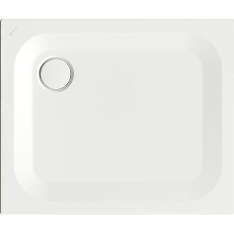 Plato de ducha rectangular BetteUltra con soporte mínimo de