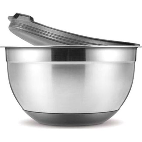 Bol Rond en Acier Avec Couvercle 16cm 428600