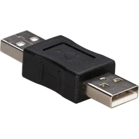 Adaptador de cable USB 2.0 - USB A para Akyga AK-AD-28, conector para cañón macho/macho.