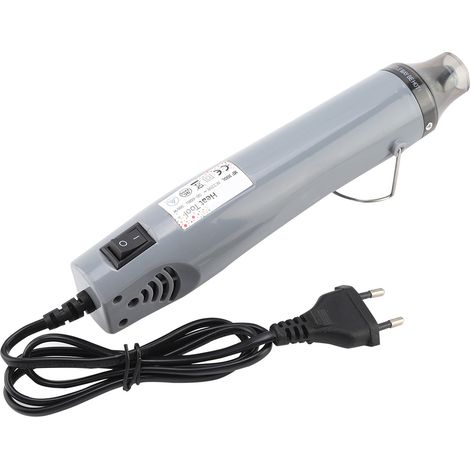 Pistolet à air chaud 300W pour embossage, décollage peinture et travaux multi-usages (Gris, 220V UE) (1/5)