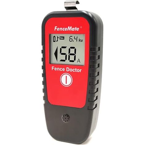 Testeur de tension clôture électrique digital, plage jusqu'à 19,900 V, détecteur de défauts, diagnostic du courant et de la direction du flux, pile 9 V, clip de ceinture (1/5)