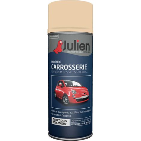 Peinture aérosol pour Carrosserie - Brillant Ivoire 37125 - 400 ml - Julien
