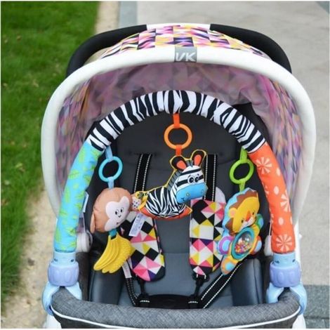 Arche Universelle D\'éveil de Jeux Bébé Barre Poussette Jouets (1/4)