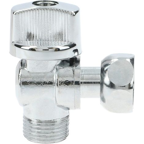 Robinet de chasse équerre 3/8'' 1/4 de tour chromé - GARIS - B01-RWC-EQBS (1/3)