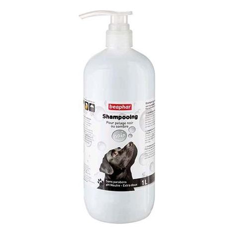 Behark Champus pour chiens de cheveux noirs, 1 litre (1/3)