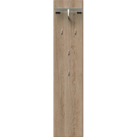 Garderobe mit Hutablage Eiche Nachb. EL PASO-02 B/H/T: 35x160x26,6cm (1/5)