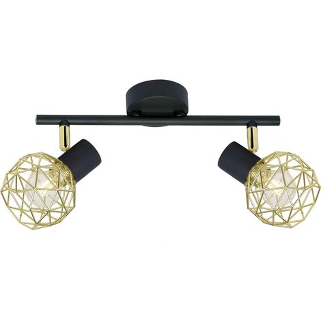 Plafonnier barre Candellux Acrobat 92-66336 2xE14 noir