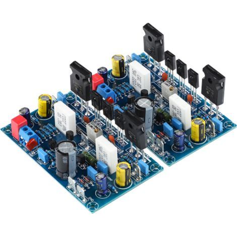 Convient pour une paire de cartes d'amplificateurs de puissance 100Wx2, amplificateurs IRF240 FET Classe A, cartes d'amplificateurs audio, convient aux équipements audio. (1/3)
