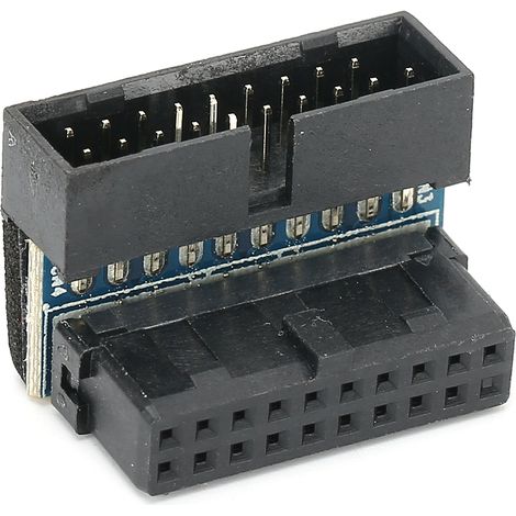 90-Grad-19-Pin-Stecker für Desktop-PC-Verkabelung, Computerzubehör (1/5)