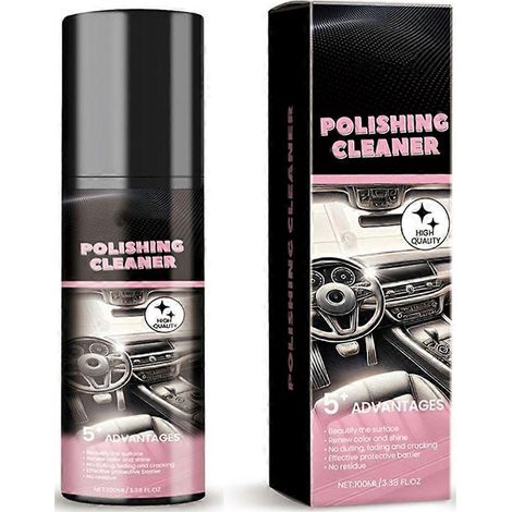 Autoinnenreiniger und Polierer – Hocheffiziente Politur für Autoinnenräume, Tiefenreinigung, schneller Glanz.