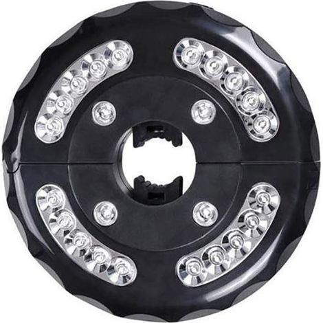 Lumières de parasol de patio lumière blanc 3 modes d'éclairage 24 lumières LED pour parasols de patio, tentes de camping et autres utilisations en extérieur (1/5)