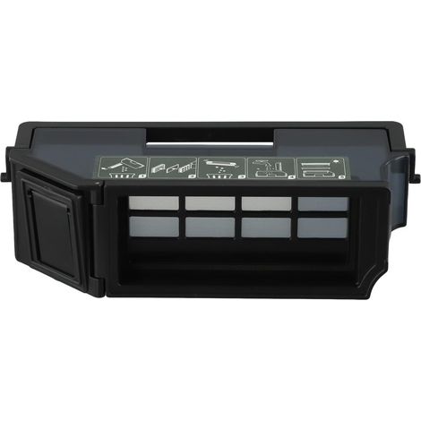 Cubo de basura para Deebot X1 Omni y X1 Turbo, cubo de basura de repuesto de gran capacidad, filtración de alta eficiencia, fácil instalación. (1/3)